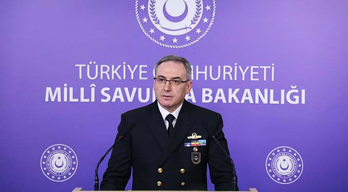 Yunan askerlerinin küstah Türkiye sloganlarına MSB’den tepki