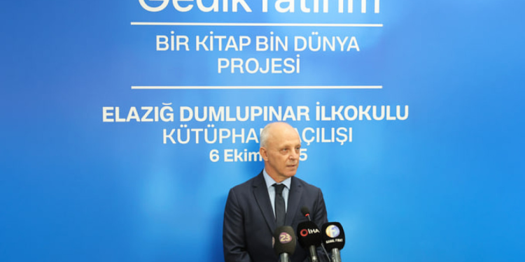 Gedik Yatırım 8. kütüphanesini Elazığ’da açtı