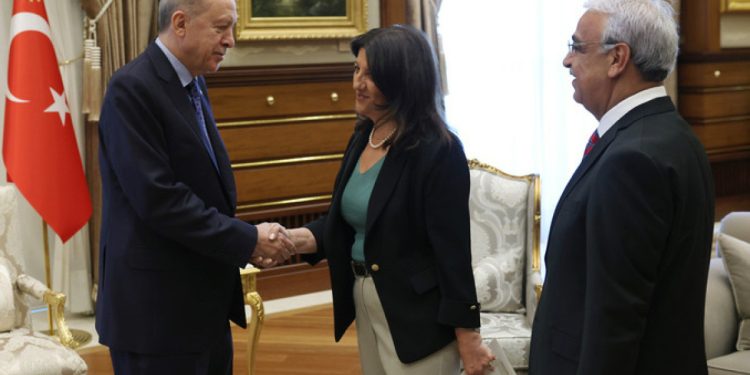 Erdoğan, DEM Parti heyetini kabul etti
