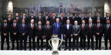 Erdoğan, şampiyon Galatasaray’ı kabul etti
