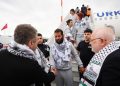 Sumud Filosu aktivistleri 3 uçakla İstanbul’a geldi