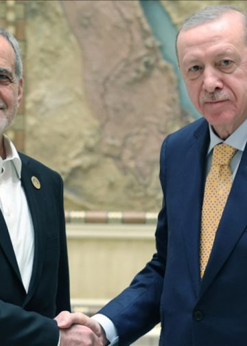 Cumhurbaşkanı Erdoğan, Mesud Pezeşkiyan ile görüştü