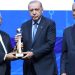 Kuyumculuk sektörü ihracat şampiyonu Ahlatcı, ödülünü Cumhurbaşkanı Erdoğan’ın elinden aldı