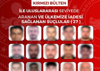 27’si kırmızı bültenle aranan 65 suçlu yurda getirildi