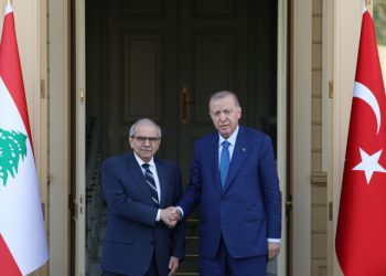 Cumhurbaşkanı Erdoğan, Lübnan Başbakanı Selam’ı kabul etti