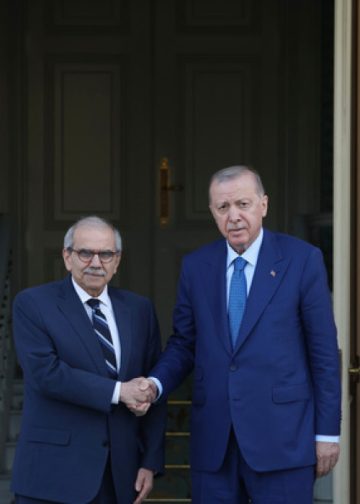 Cumhurbaşkanı Erdoğan, Lübnan Başbakanı Selam’ı kabul etti
