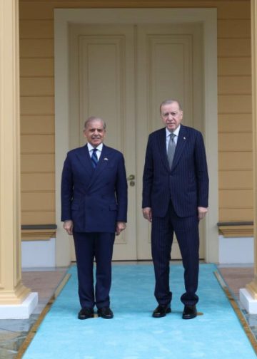 Cumhurbaşkanı Erdoğan, Pakistan Başbakanı Şahbaz Şerif’i kabul etti