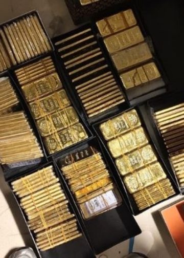 Alihan Kuriş operasyonunda 200 kilo külçe altın ele geçirildi