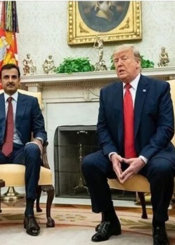 Katar Emiri Şeyh Temim ile Trump görüştü