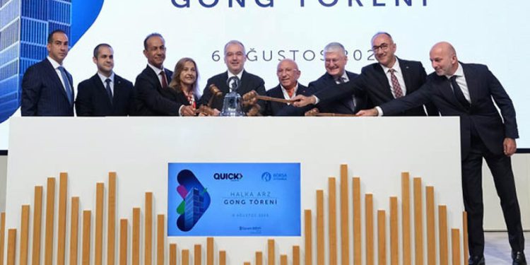 Quick Sigorta için Borsa İstanbul’da gong sesi yükseldi