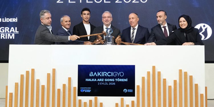 Bakırcı GYO borsada işlem görmeye başladı! Gong töreni gerçekleşti