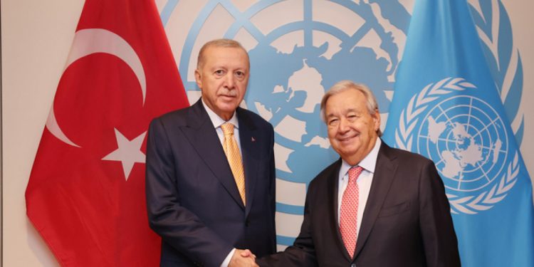 Erdoğan, BM Genel Sekreteri Guterres ile görüştü