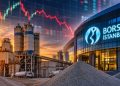 Borsa şirketi hazır beton tesisini kapattı