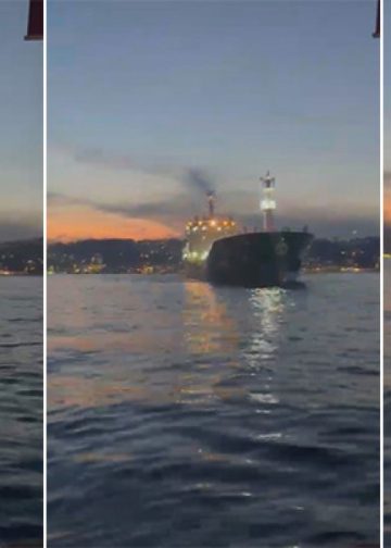 İstanbul Boğazı’nda korku dolu anlar: Sürüklenen tanker kıyıya metreler kala durdu